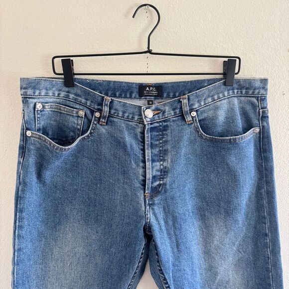 Men A.P.C. Petit Standard Jeans Button Fly 36 - Picture 3 of 9